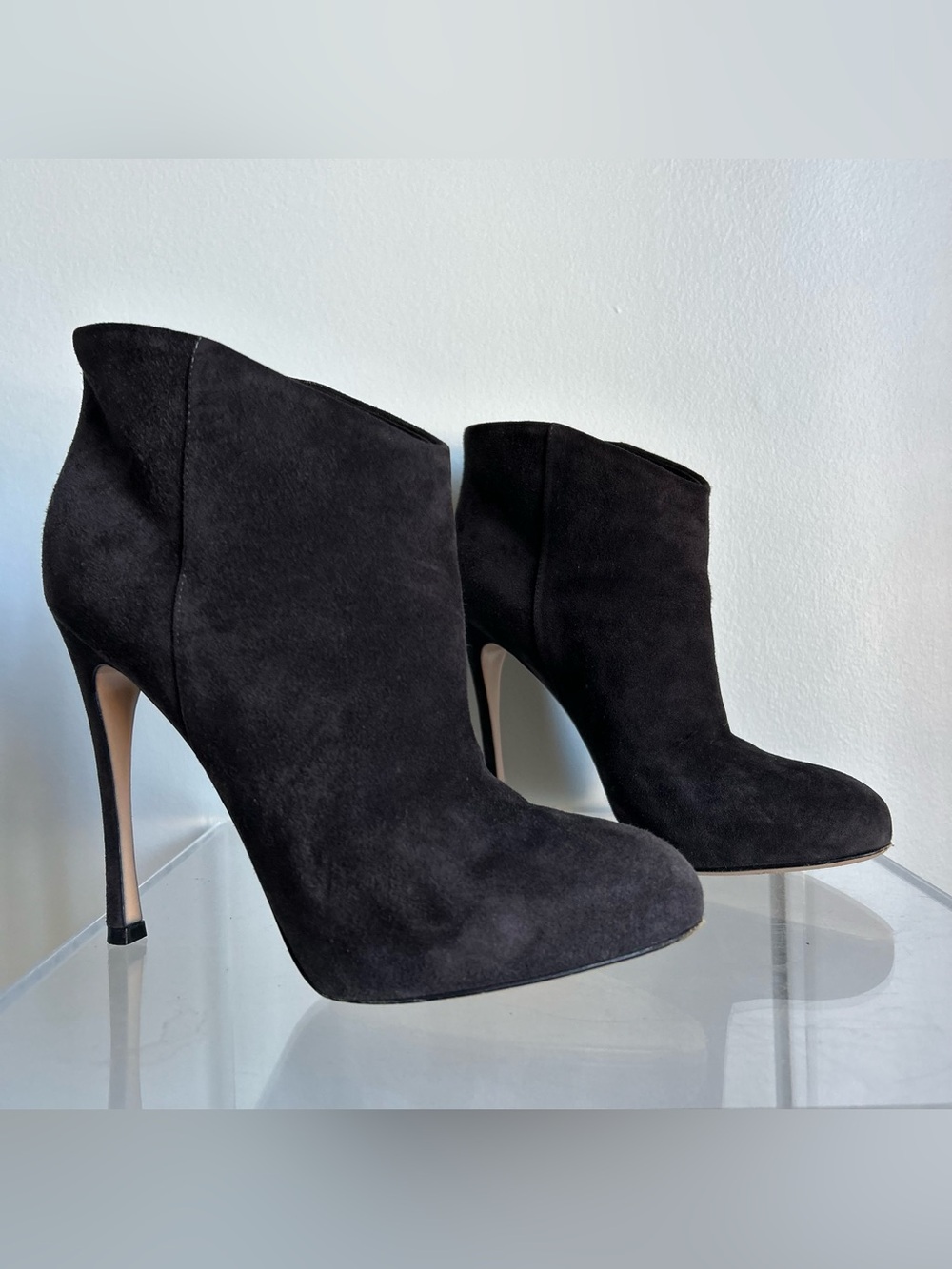 Suede Gianvito Rossi Stiletto Ankle Boots